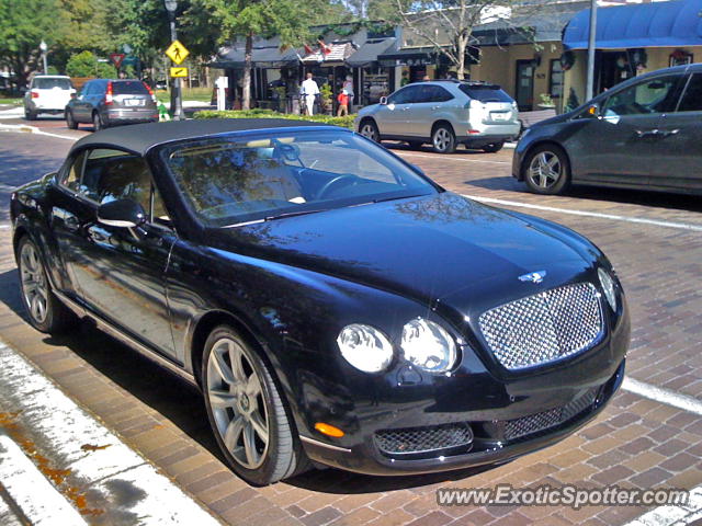 Bentley Continental spotted in Downtown Windermere, Florida