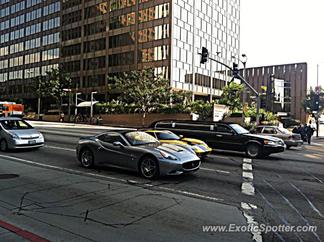 Ferrari California spotted in Downtown San Diego, California