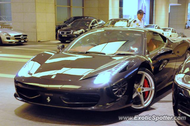 Ferrari 458 Italia spotted in The Pavilion Shopping Centre Bukit Bintang Kuala Lumpur, Malaysia