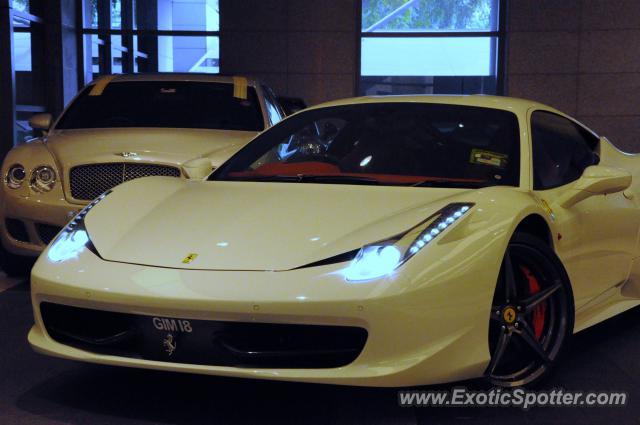 Ferrari 458 Italia spotted in Bukit Bintang Kuala Lumpur, Malaysia