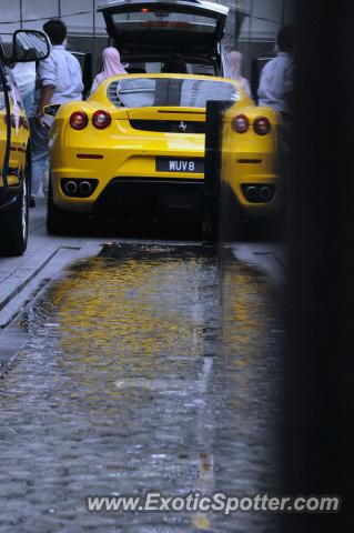 Ferrari F430 spotted in Bukit Bintang Kuala Lumpur, Malaysia