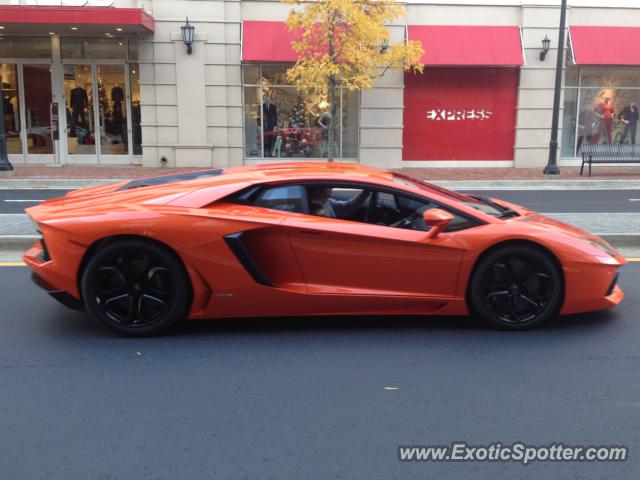 Lamborghini Aventador spotted in Atlanta, Georgia