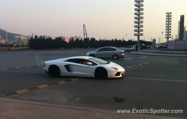 Lamborghini Aventador spotted in Chengdu,Sichuan, China
