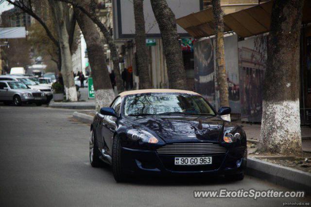 Aston Martin DB9 spotted in Baku, Azerbaijan