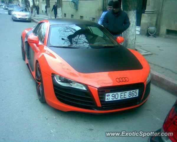 Audi R8 spotted in Baku, Azerbaijan