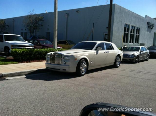 Rolls Royce Phantom spotted in Ft. Lauderdale, Florida
