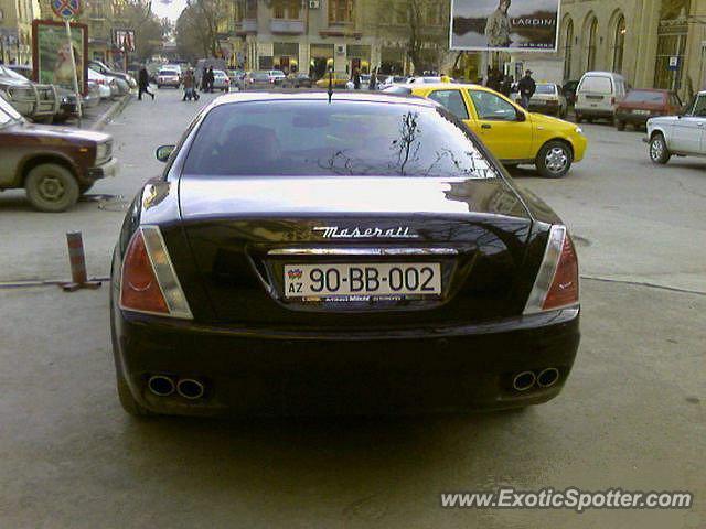 Maserati Quattroporte spotted in Baku, Azerbaijan