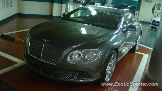Bentley Continental spotted in SHANGHAI, China