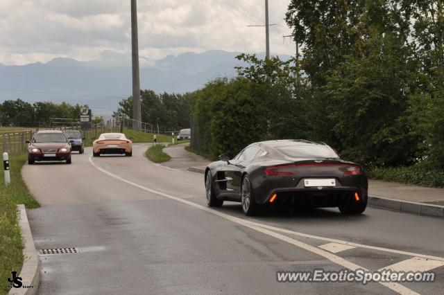 Aston Martin One-77 spotted in Nyon, Switzerland