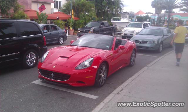 Ferrari California spotted in Sarasota, Florida