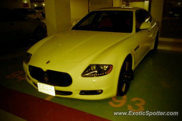 Maserati Quattroporte spotted in Dubai, United Arab Emirates