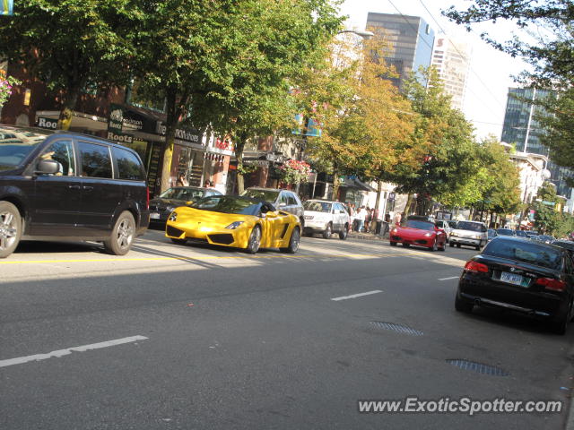 Lamborghini Gallardo spotted in Vancouver BC, Canada