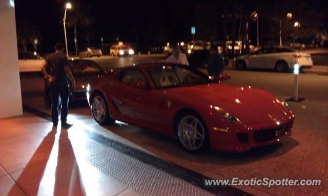 Ferrari 599GTB spotted in Miami Beach, Florida