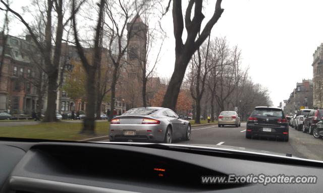 Aston Martin Vantage spotted in Boston, Massachusetts