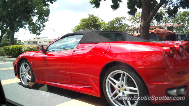Ferrari F430 spotted in Pujut Highway, Miri, Sarawak, Malaysia