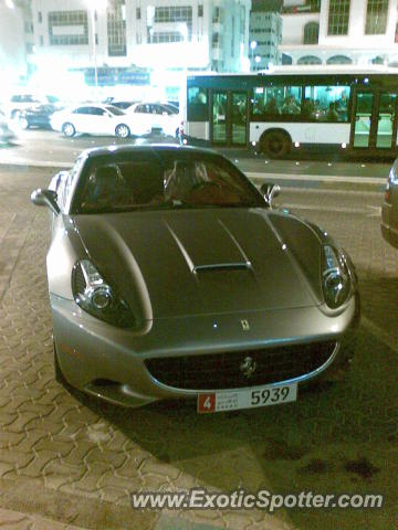 Ferrari California spotted in Abu Dhabi, United Arab Emirates