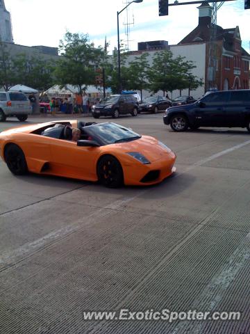 Lamborghini Murcielago spotted in St. Charles, Illinois