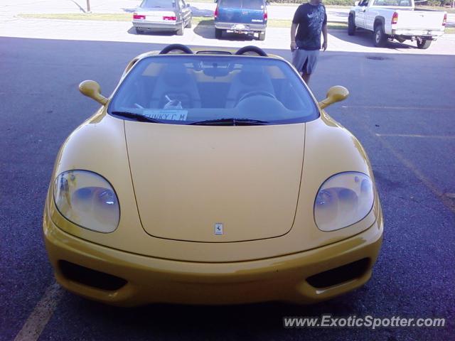 Ferrari 360 Modena spotted in St. Charles, Illinois