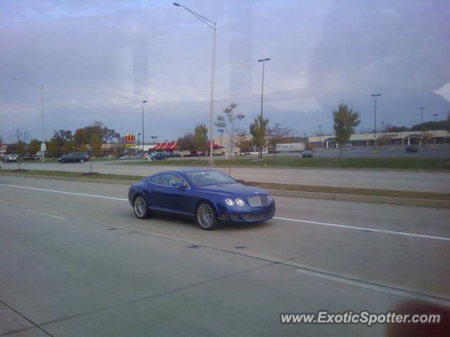 Bentley Continental spotted in West Chicago, Illinois