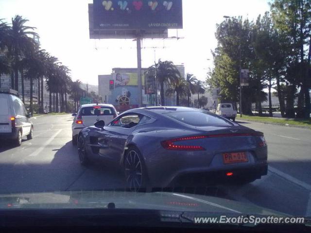 Aston Martin One-77 spotted in Valparaiso, Chile