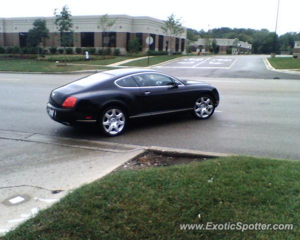 Bentley Continental spotted in St. Charles, Illinois