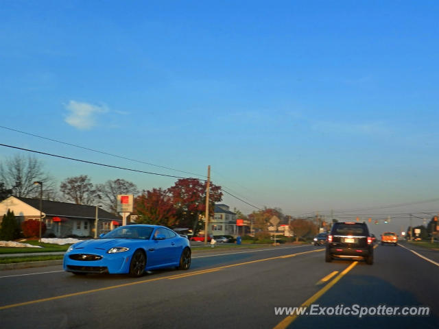 Jaguar XKR-S spotted in Allentown, Pennsylvania