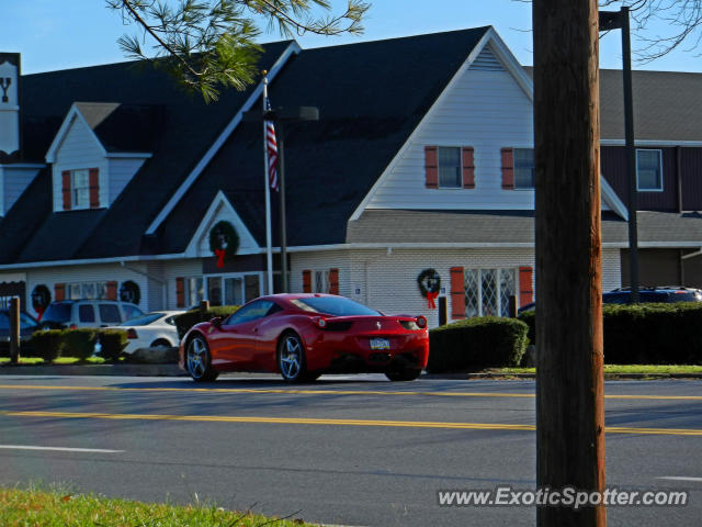 Ferrari 458 Italia spotted in Allentown, Pennsylvania