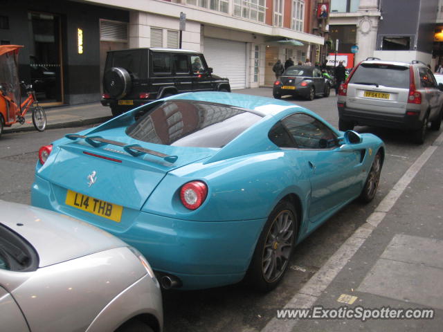 Ferrari 599GTB spotted in London, United Kingdom