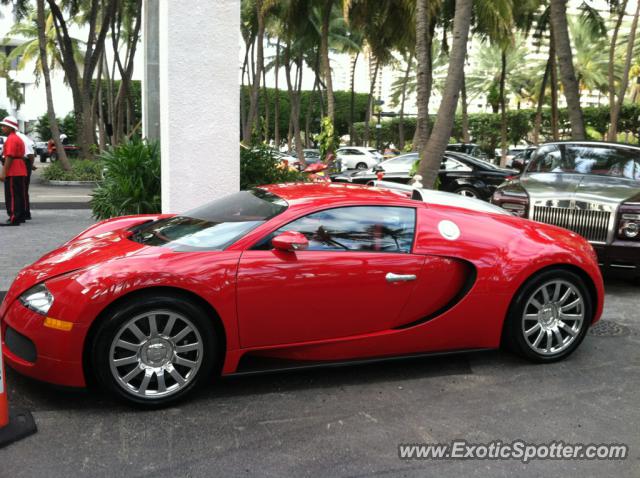 Bugatti Veyron spotted in Bal Harbour, Florida