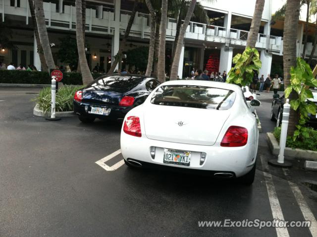 Bentley Continental spotted in Bal Harbour, Florida