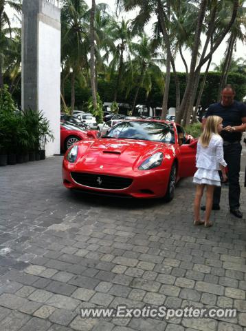 Ferrari California spotted in Bal Harbour, Florida