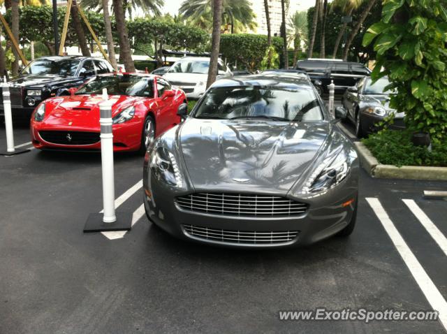 Aston Martin Rapide spotted in Bal Harbour, Florida