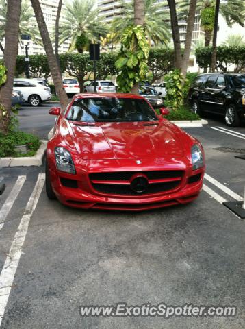 Mercedes SLS AMG spotted in Bal Harbour, Florida