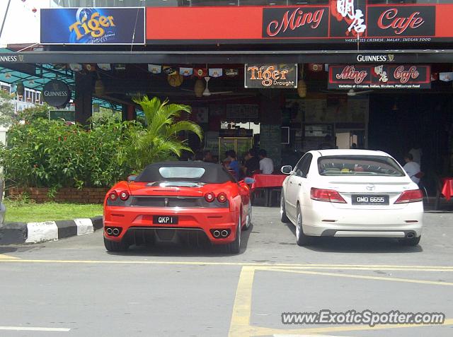 Ferrari F430 spotted in Ming Cafe, Miri, Sarawak, Malaysia
