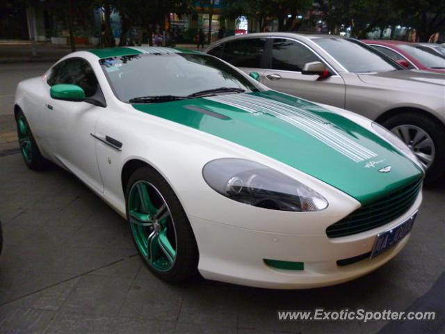 Aston Martin DB9 spotted in Chengdu,Sichuan, China