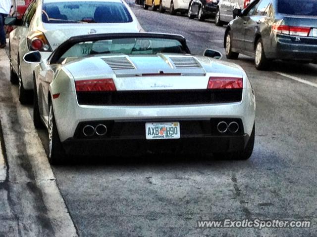 Lamborghini Gallardo spotted in South Beach, Florida