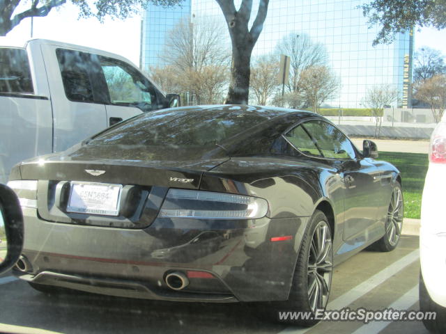 Aston Martin Virage spotted in Dallas, Texas