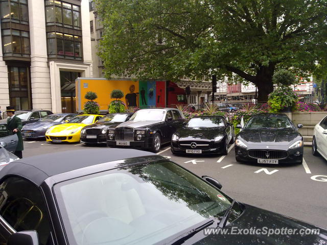 Mercedes SLS AMG spotted in London, Mayfair, United Kingdom