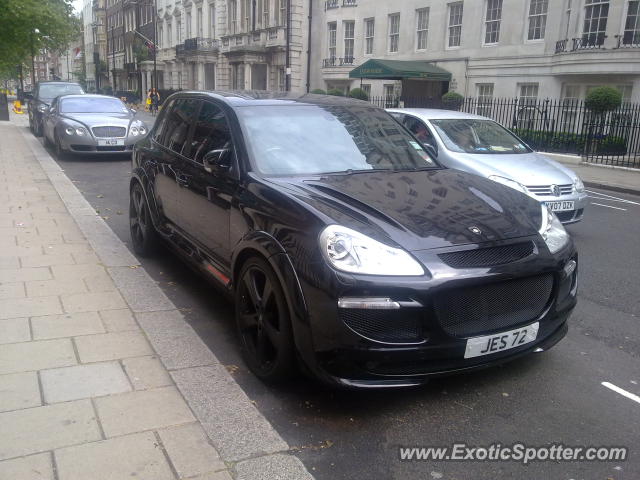 Porsche Cayenne Gemballa 650 spotted in London, Mayfair, United Kingdom