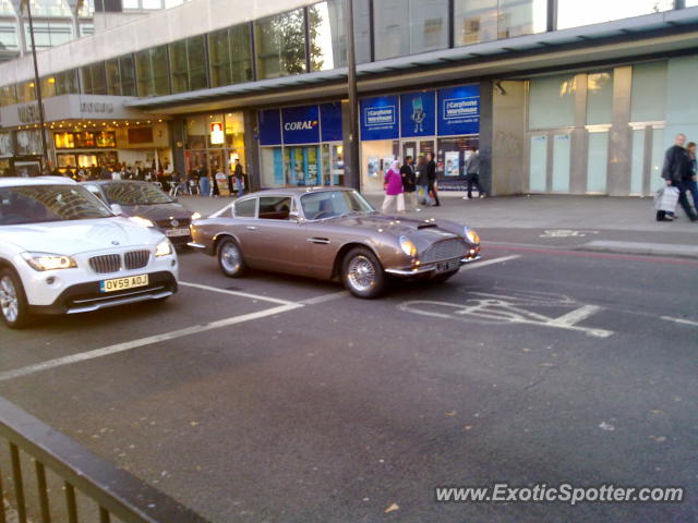 Aston Martin DB6 spotted in London, United Kingdom