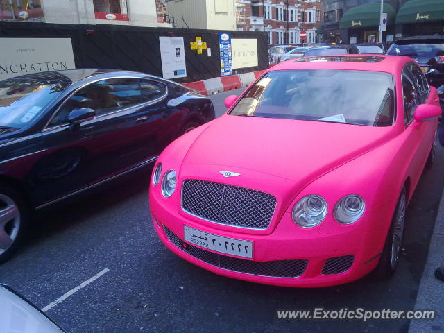 Bentley Continental spotted in London, Knightbridge, United Kingdom
