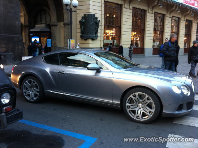 Bentley Continental spotted in Prague, Czech Republic
