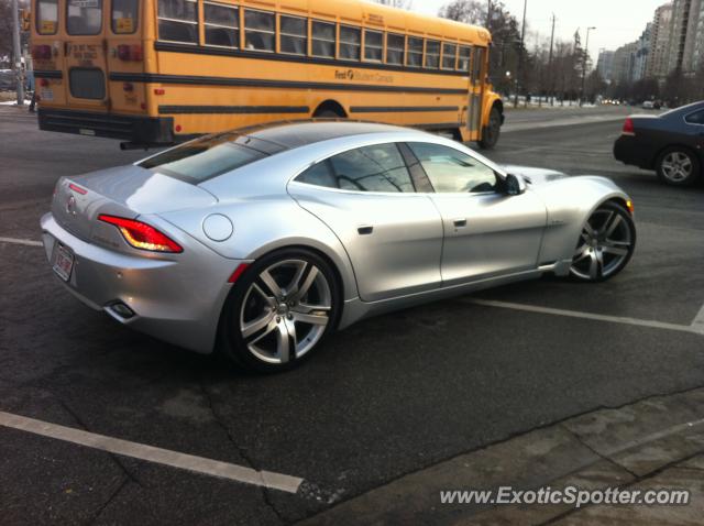 Fisker Karma spotted in North York, Canada
