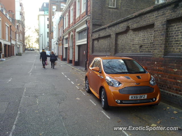 Aston Martin Cygnet spotted in London, Mayfair, United Kingdom