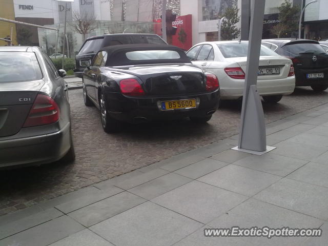 Bentley Continental spotted in İstinye, Turkey
