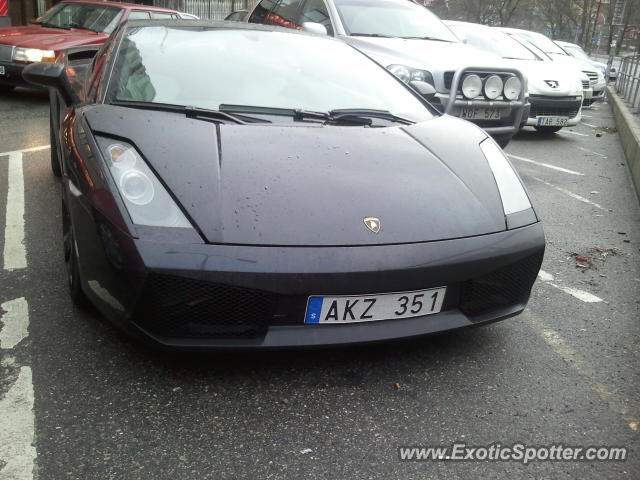Lamborghini Gallardo spotted in Stockholm, Sweden