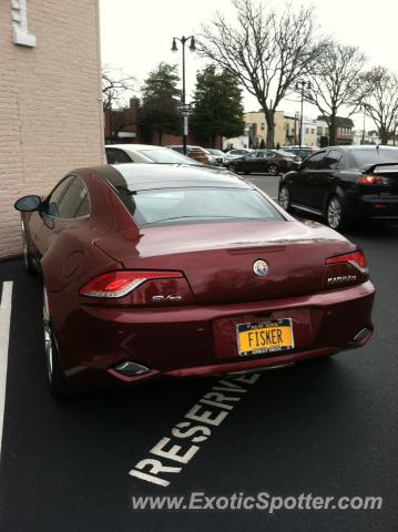Fisker Karma spotted in Garden City, New York
