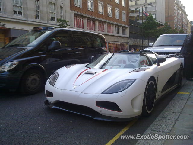 Koenigsegg Agera R spotted in London, United Kingdom