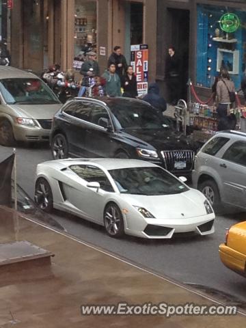 Lamborghini Gallardo spotted in New York City, United States
