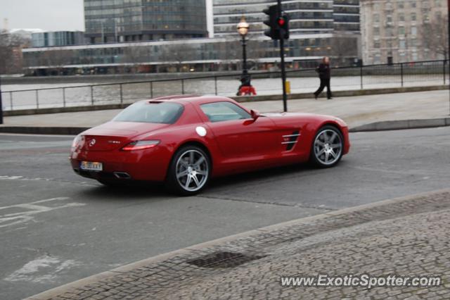 Mercedes SLS AMG spotted in London, United Kingdom